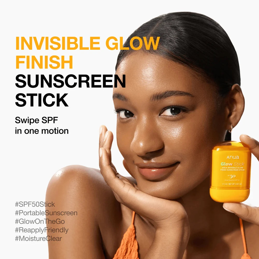 Anua Invisible Glow Finish Sunstick SPF 50