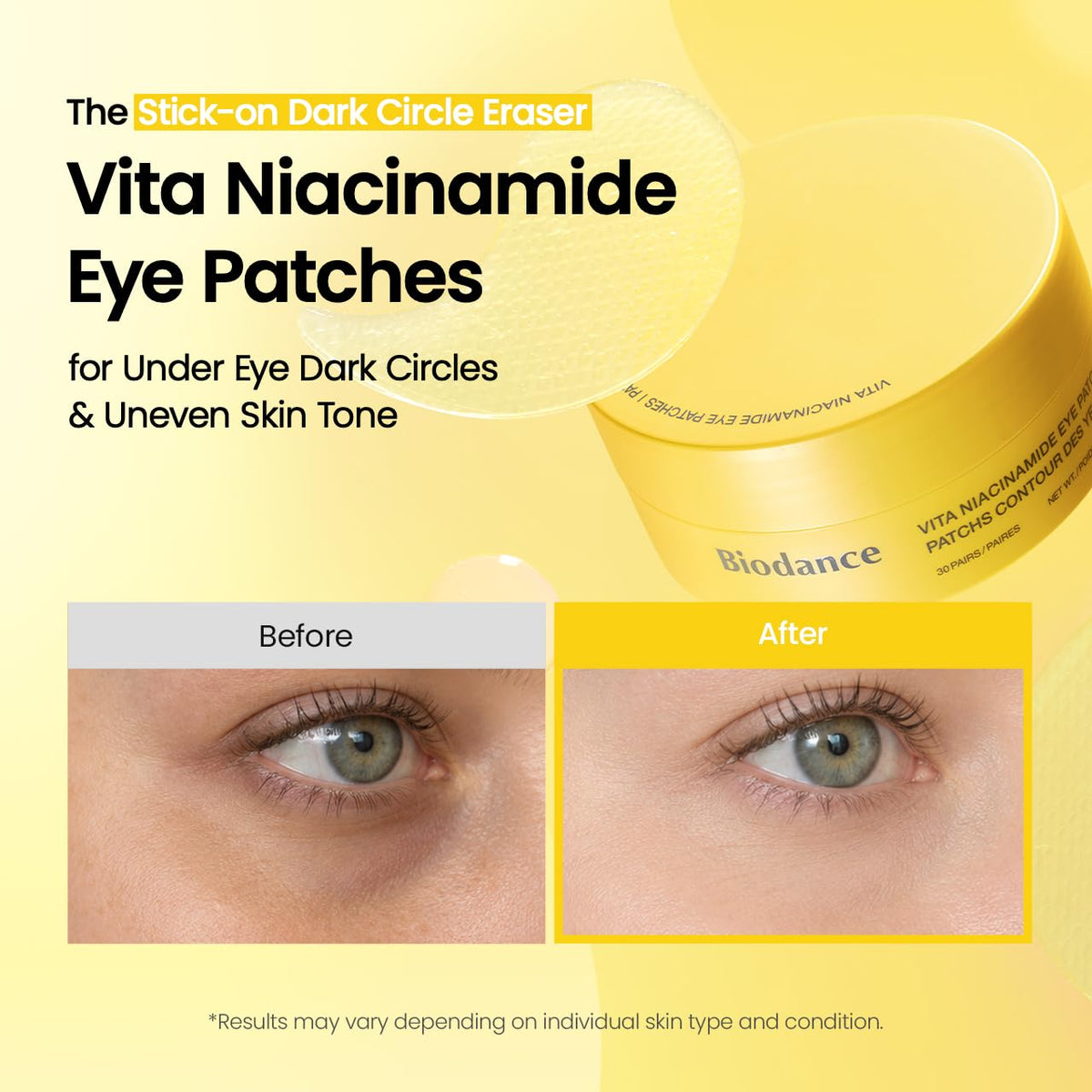 Biodance Vita Niacinamide Eye Patches