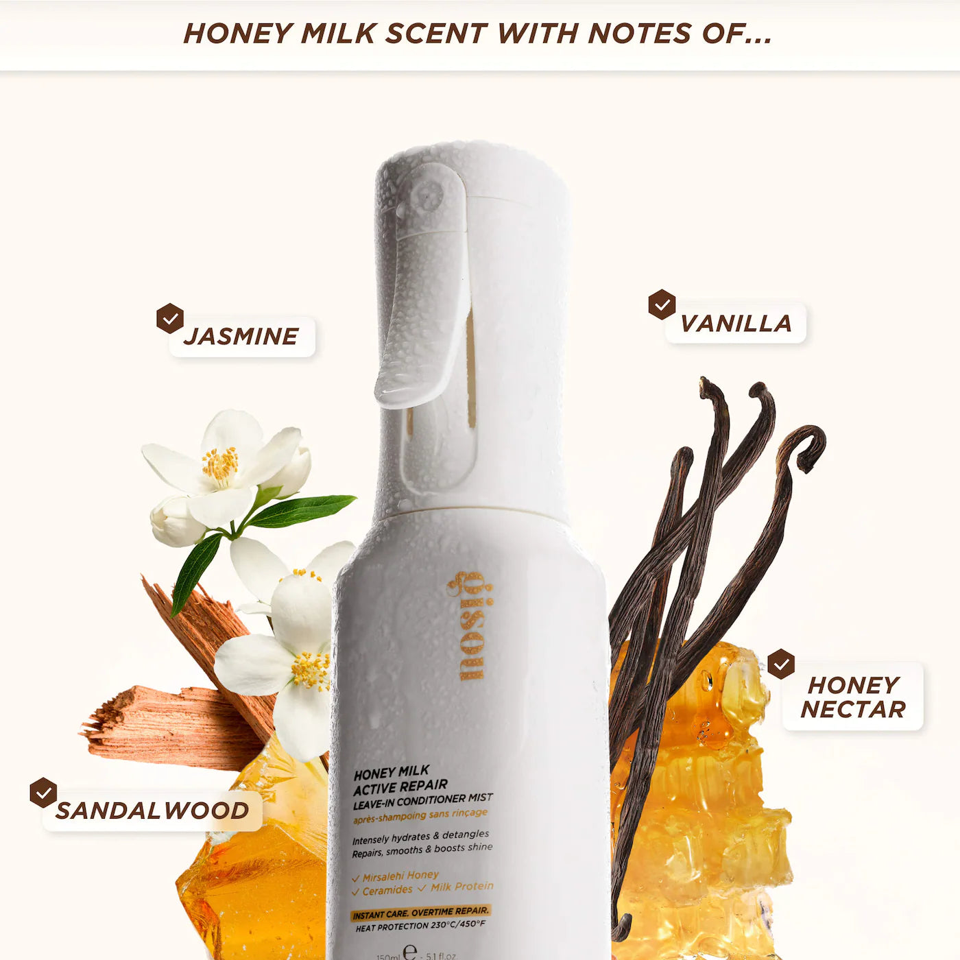 Gisou Honey Milk Active Repair Leave-In Conditioner Mist (Full Size)