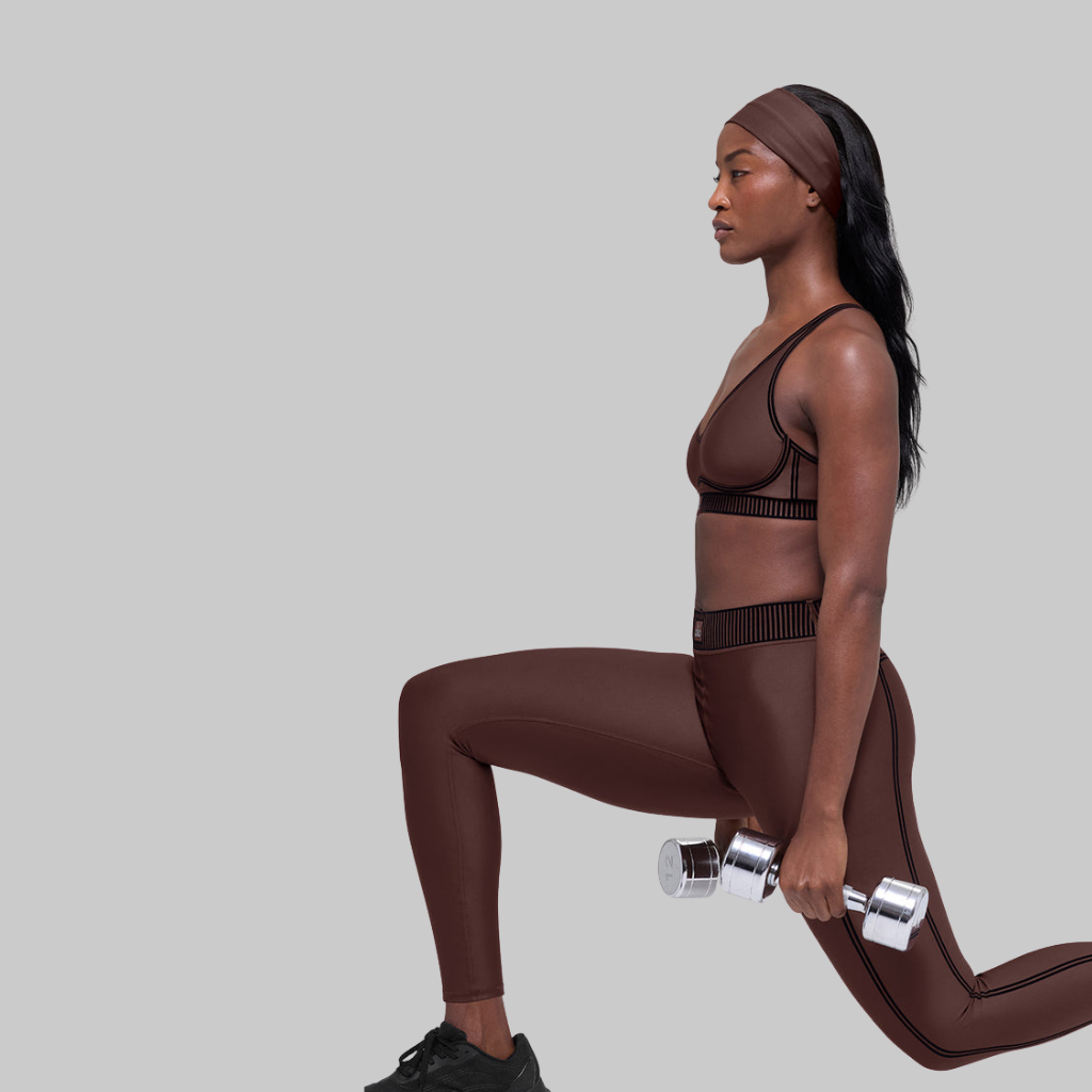 Alo Yoga - Legging Airlift High-waist 7/8 Line Up Brownstone