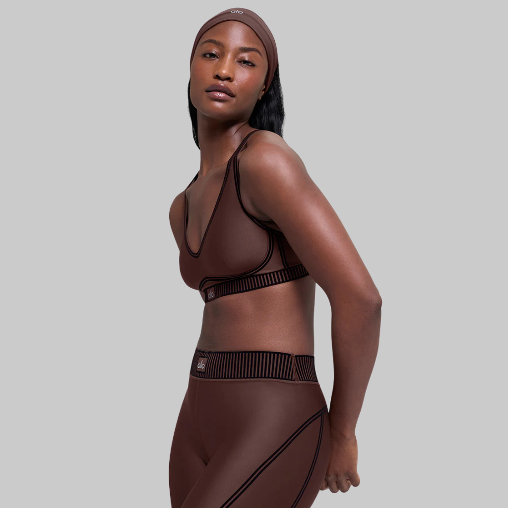 Alo Yoga - Legging Airlift High-waist 7/8 Line Up Brownstone