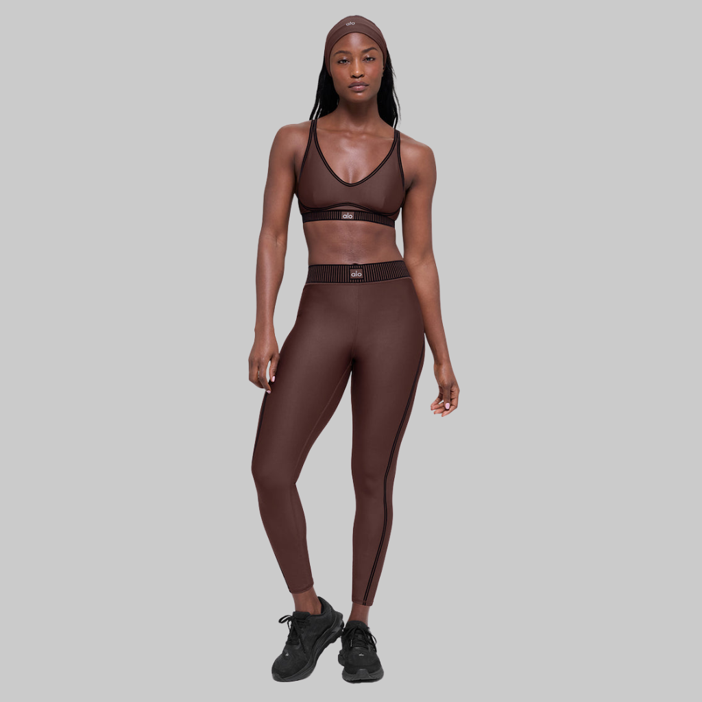 Alo Yoga - Legging Airlift High-waist 7/8 Line Up Brownstone