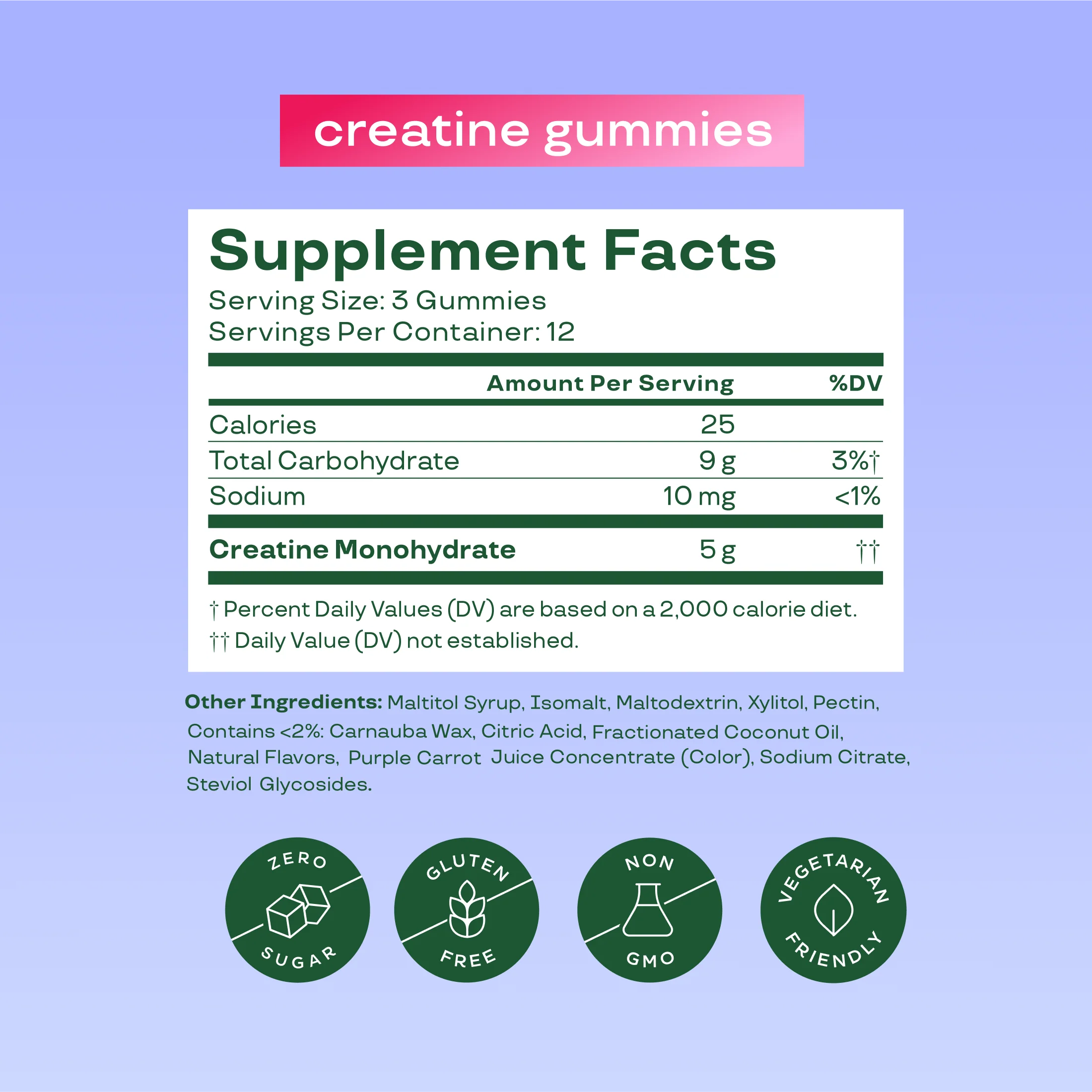Bloom – Creatine Gummies Berry Boost