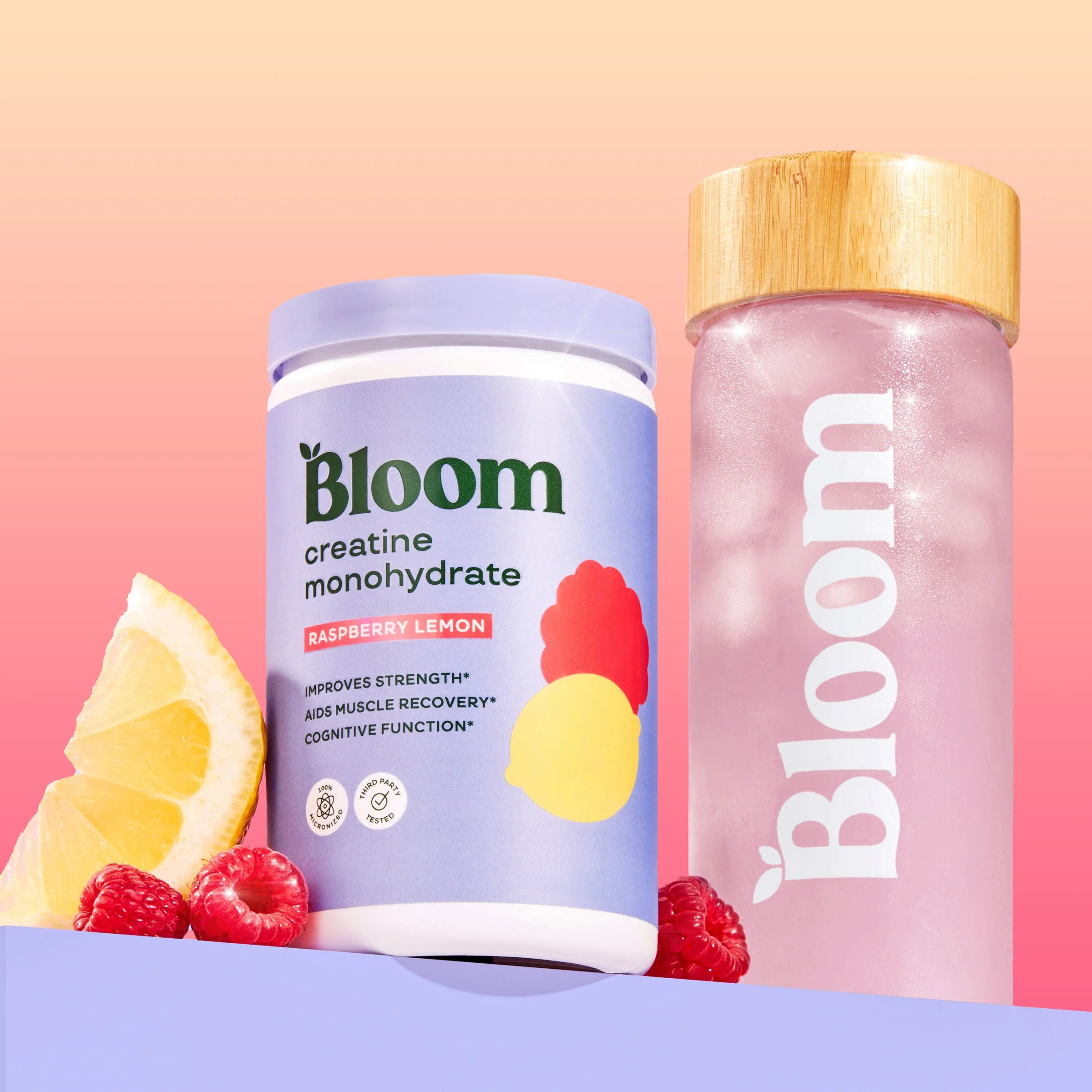 Bloom – Creatine Monohydrate Raspberry Lemon