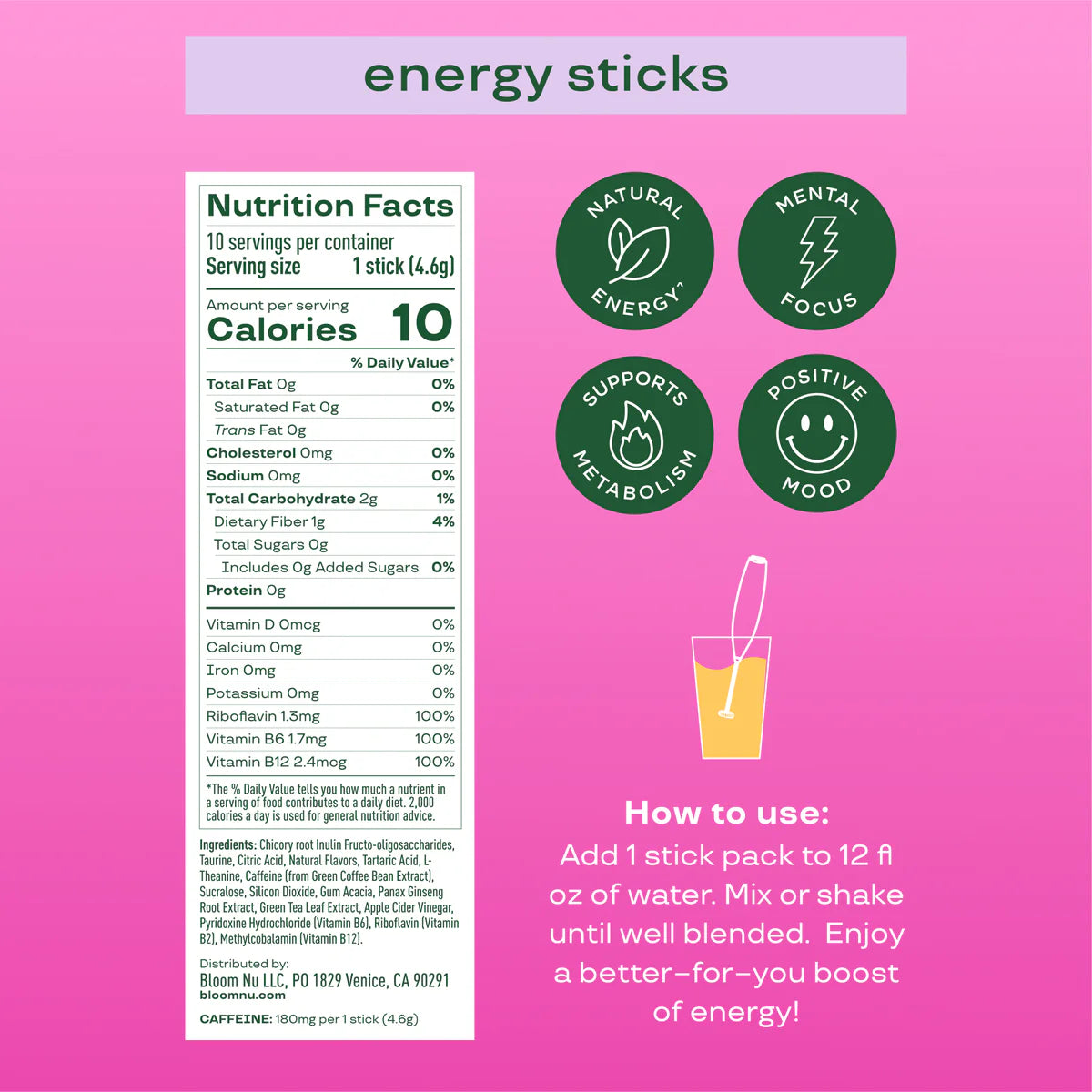 Bloom – Energy Sticks