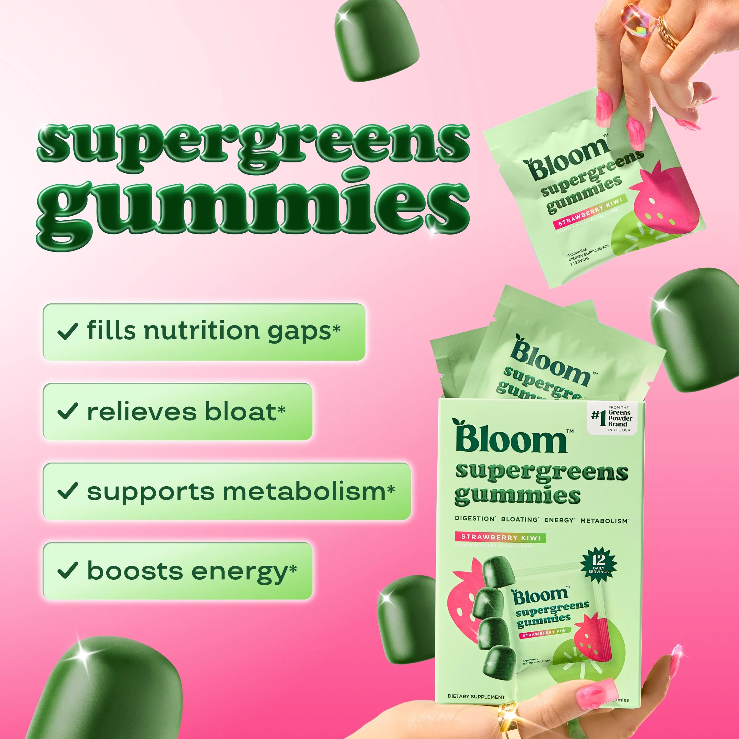 Bloom – Supergreens Gummies