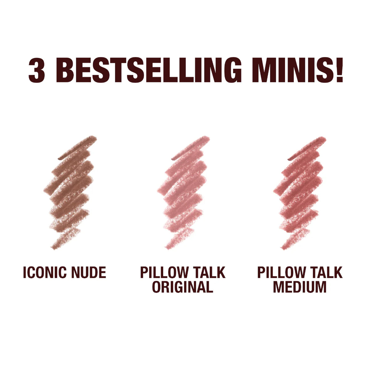 Charlotte Tilbury Mini Iconic Lip Cheat Lip Liner Trio