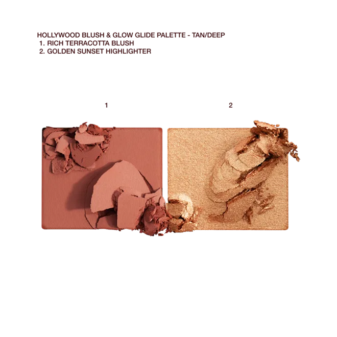 Charlotte Tilbury - Hollywood Blush & Glow Palette Tan to Deep