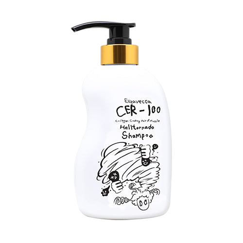 Elizavecca Shampoo - CER-100 Hell-Tornado com Revestimento de Colágeno (500ml)