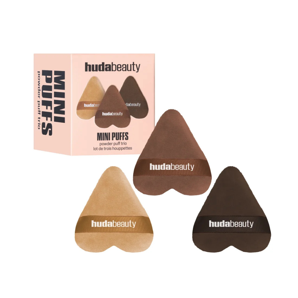 Huda Beauty Mini Puffs Powder Puff Trio
