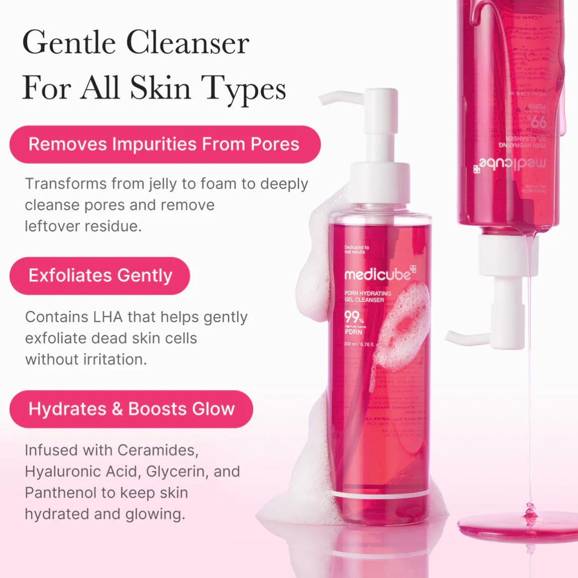 Medicube - PDRN Hydrating Gel Cleanser (200ml)