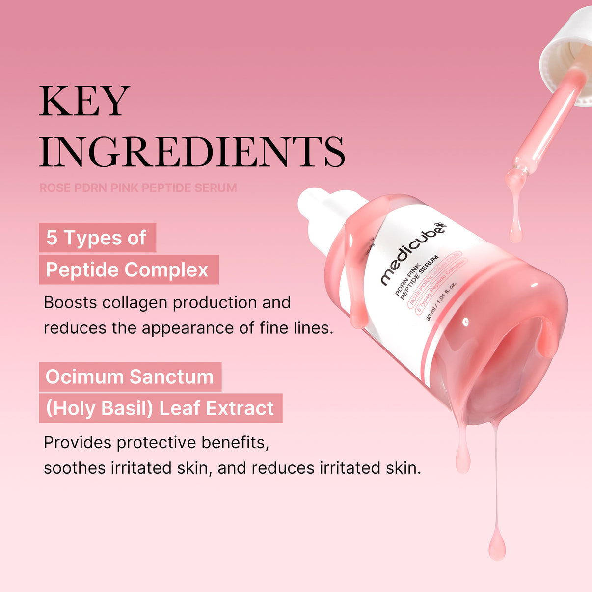 Medicube - PDRN Pink Peptide Serum