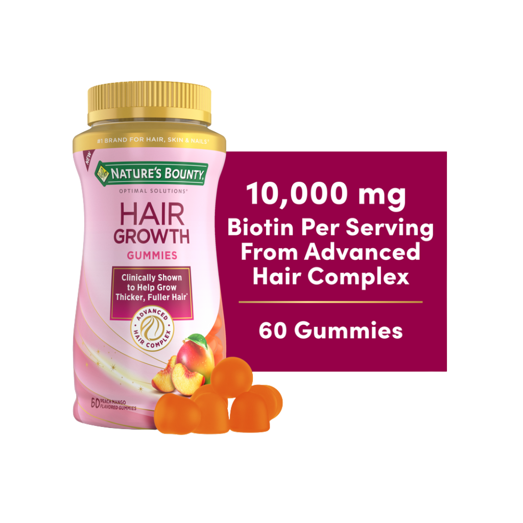 Nature's Bounty - Hair Growth (60 gummies)