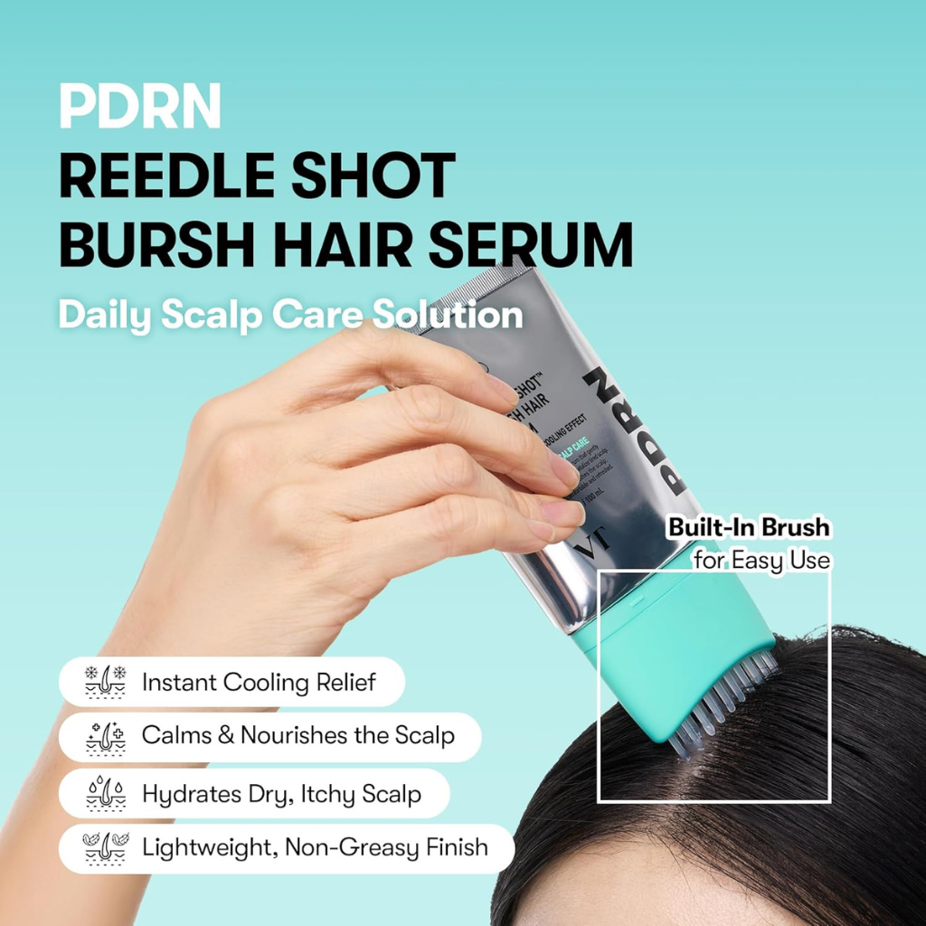 VT Cosmetics PDRN Reedle Shot Brush Hair Serum