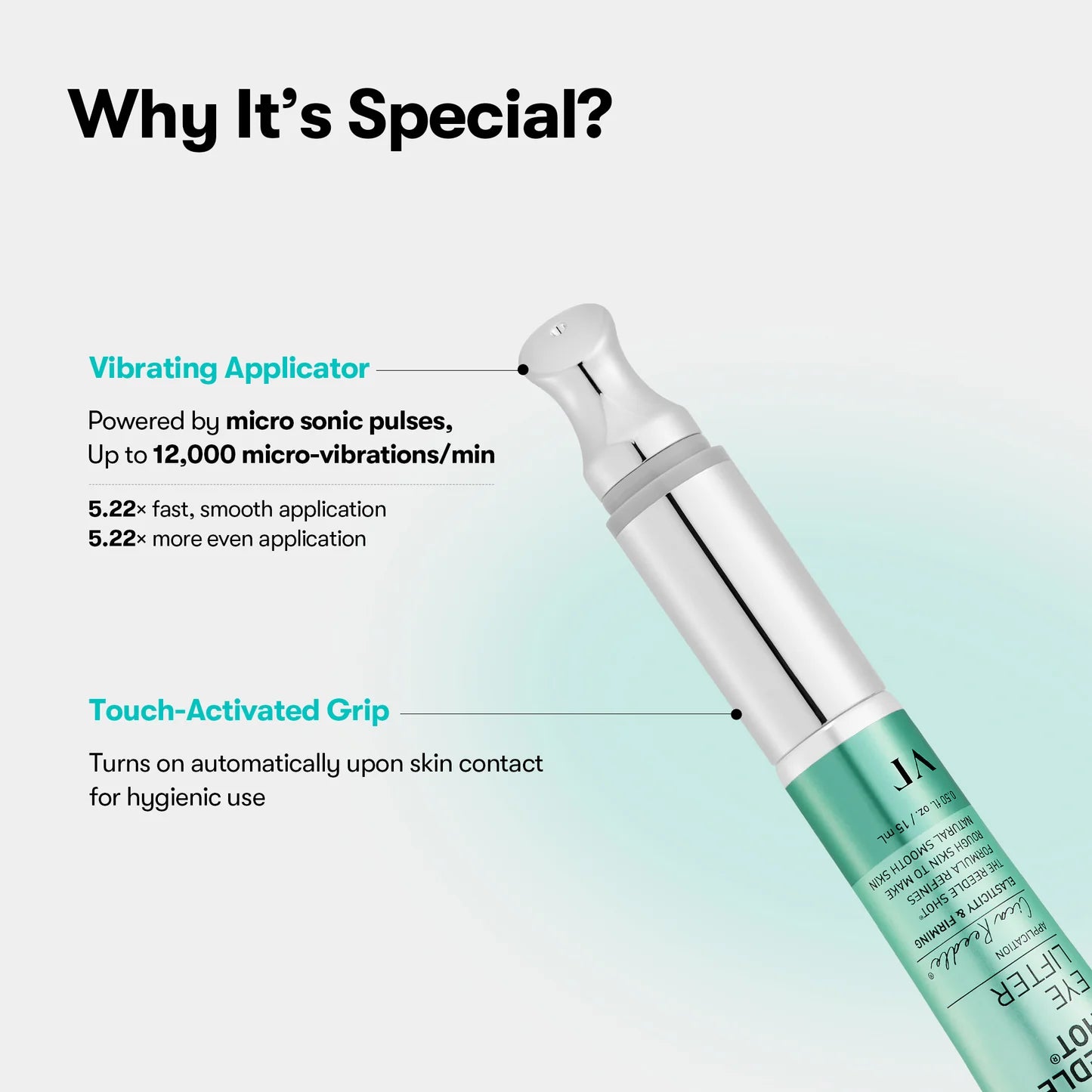 VT Cosmetics PDRN Reedle Shot Firming Eye Cream