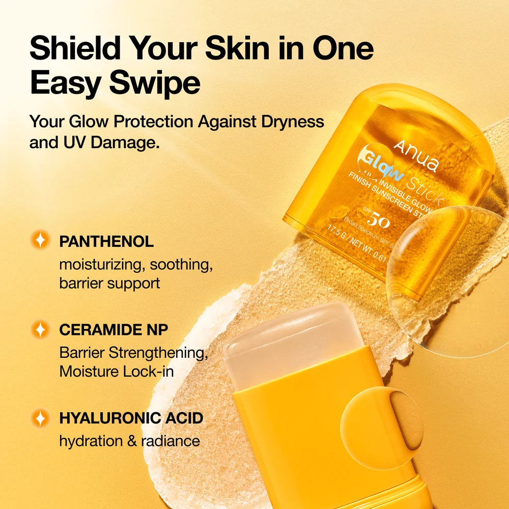 Anua Invisible Glow Finish Sunstick SPF 50