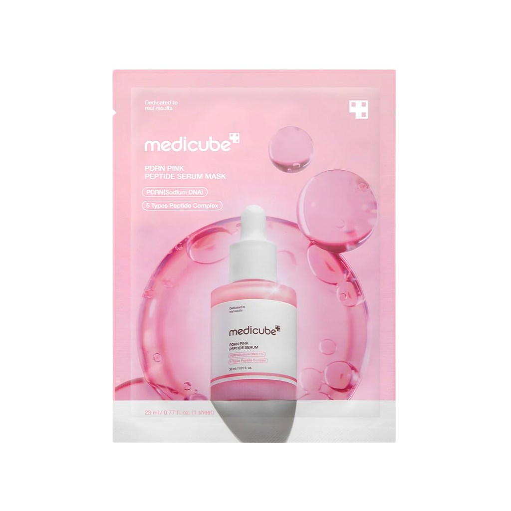 Medicube PDRN Pink Peptide Ampoule Mask (Lançamento)