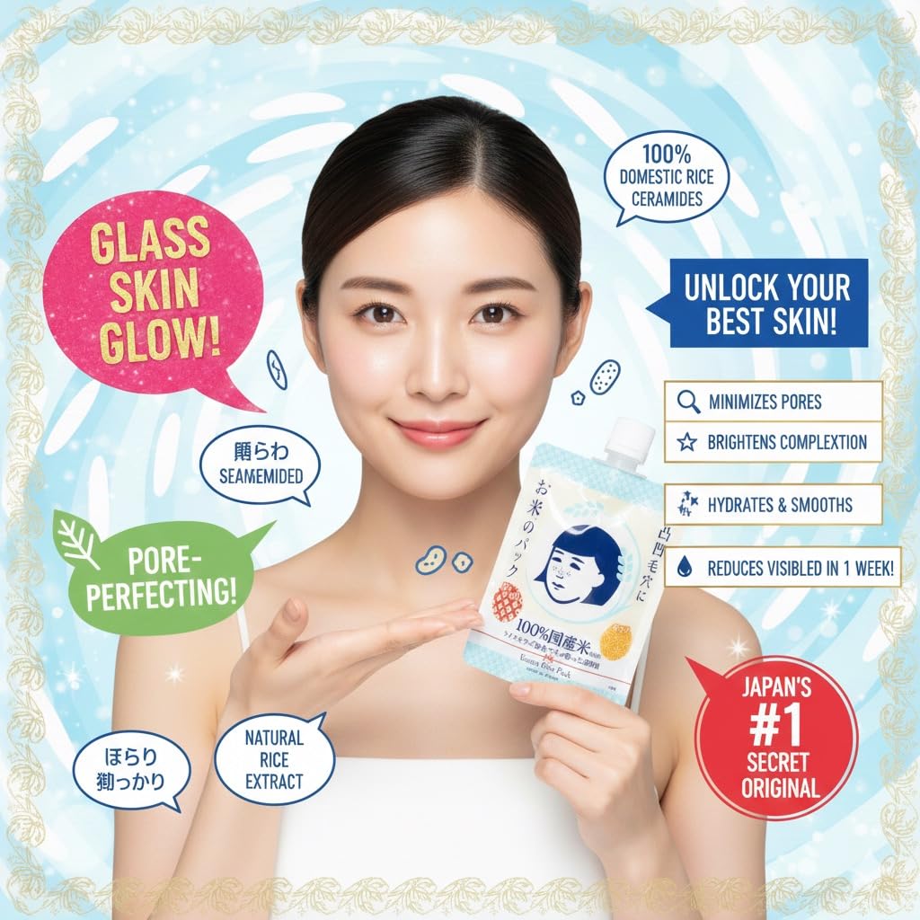 Keana Nadeshiko Japanese Rice Face Mask (170 g)