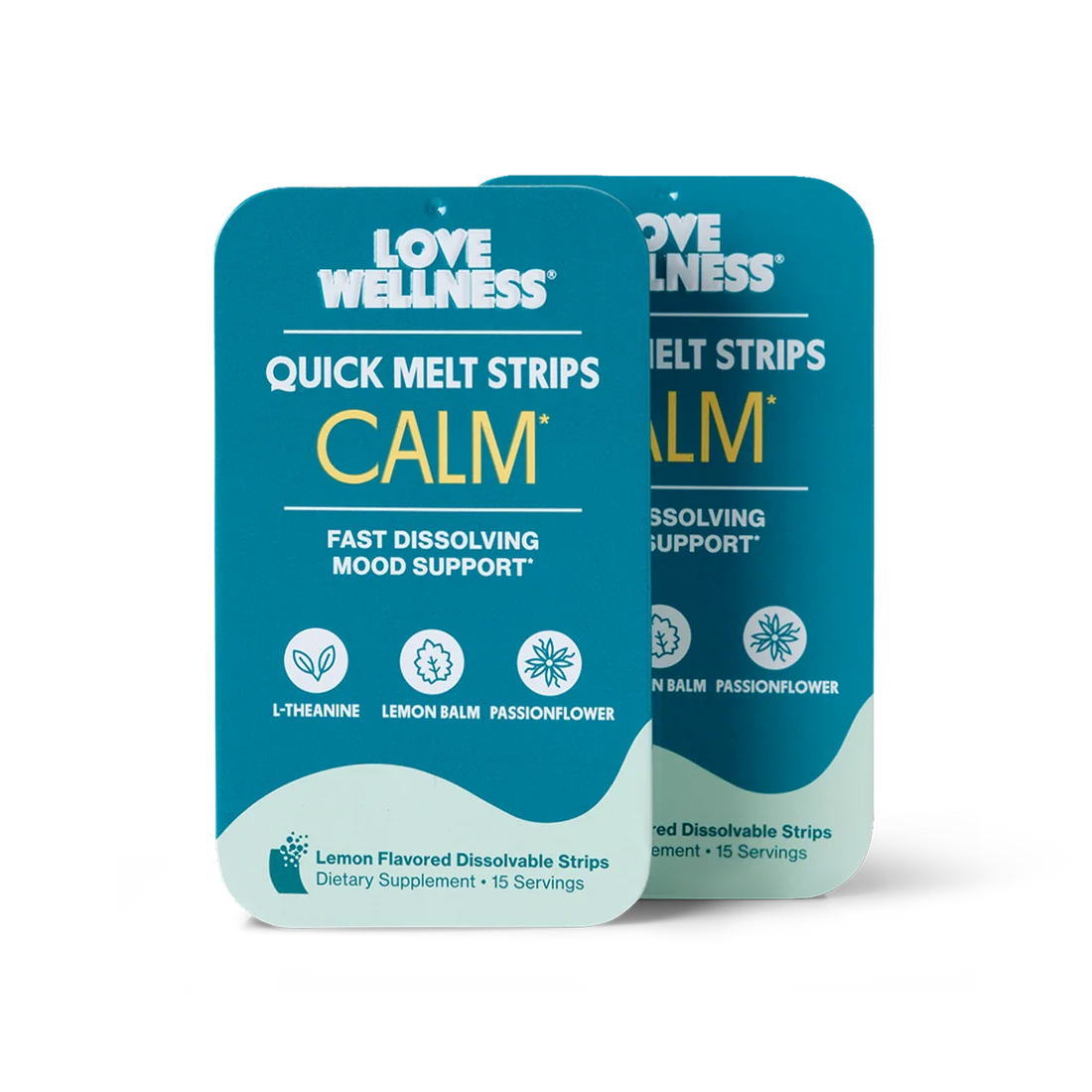 Love Wellness CALM Quick Melt Strips