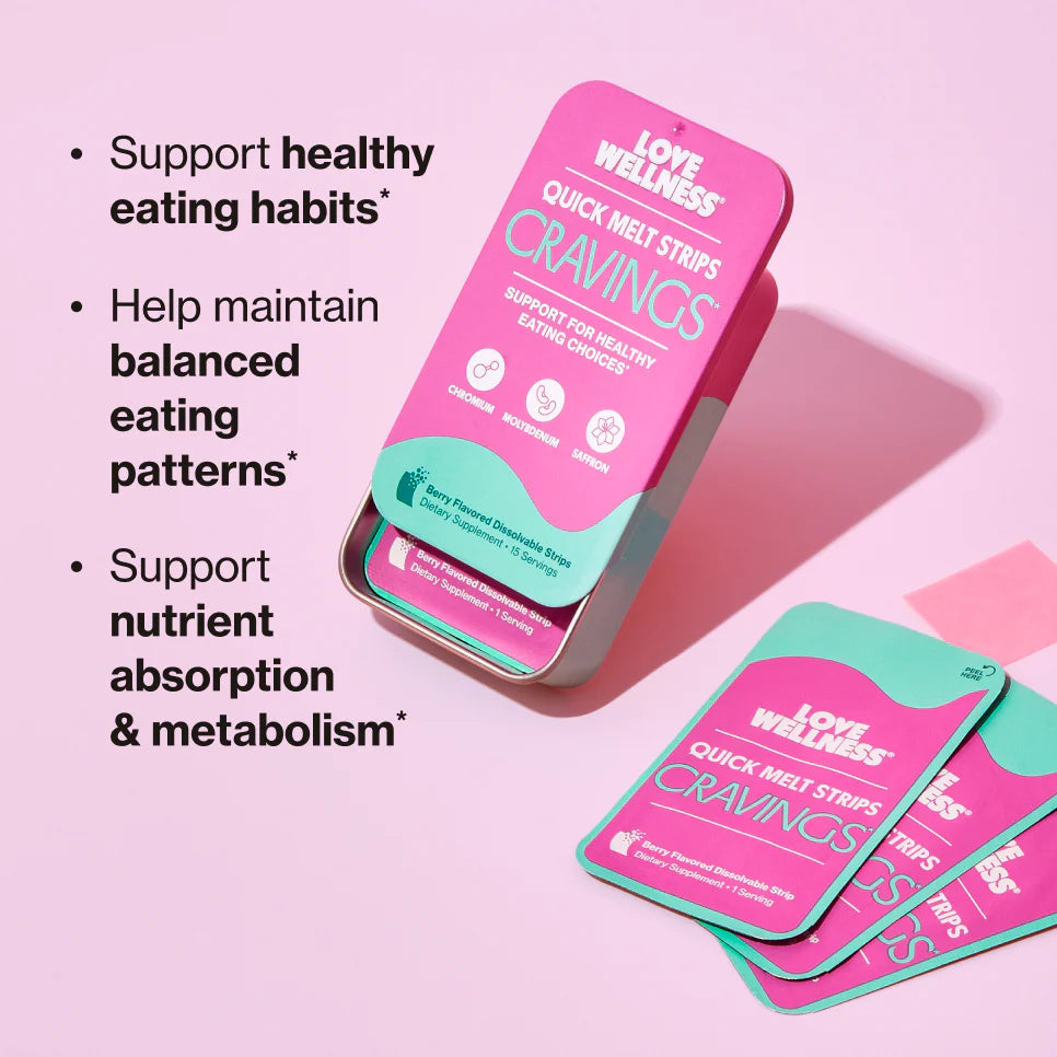 Love Wellness CRAVINGS Quick Melt Strips