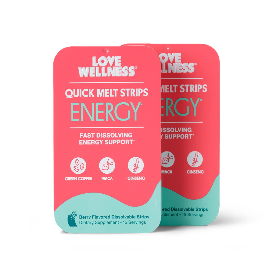Love Wellness ENERGY Quick Melt Strips