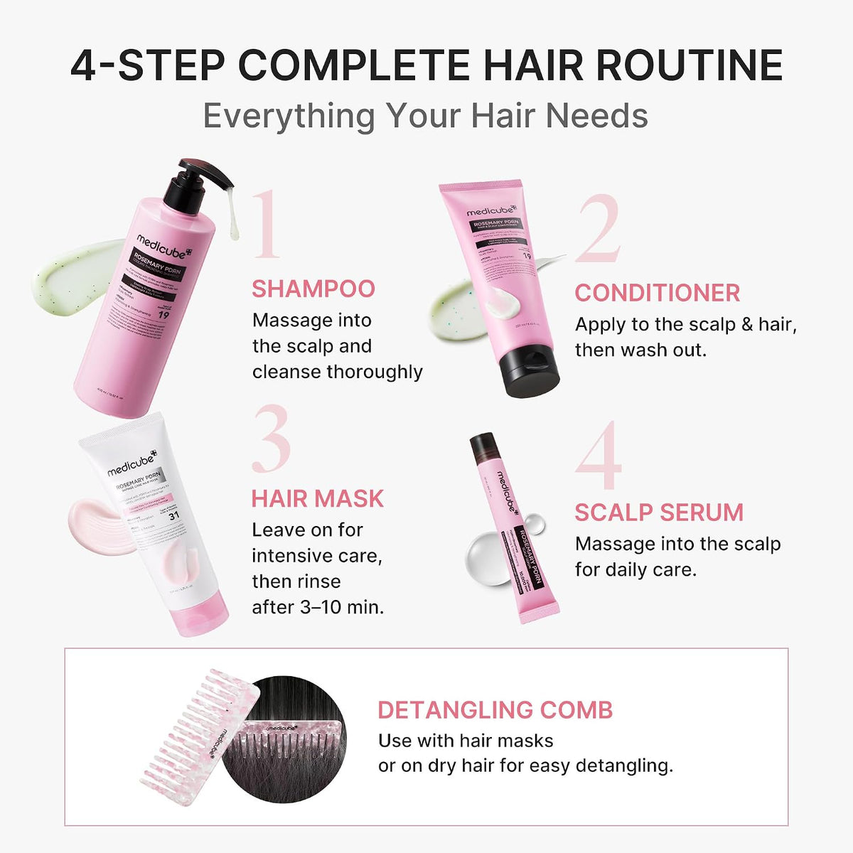Medicube Rosemary PDRN Glass Hair Set