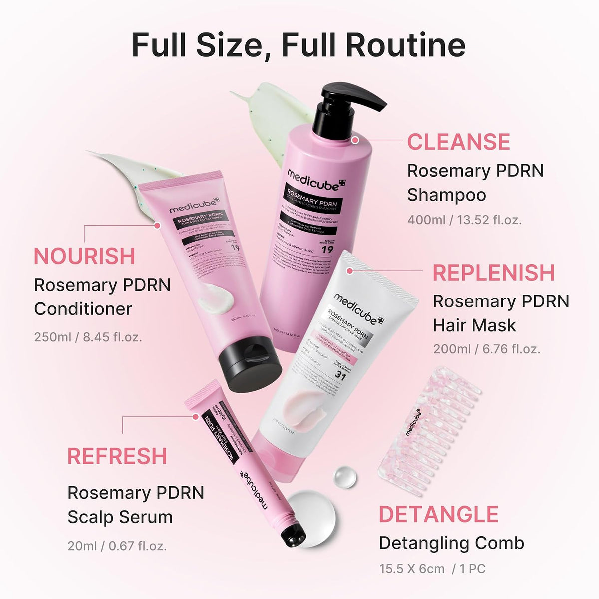 Medicube Rosemary PDRN Glass Hair Set