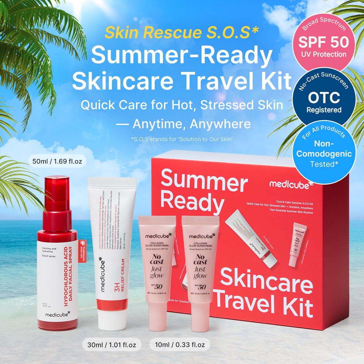 Medicube Summer-Ready Skincare Travel Kit