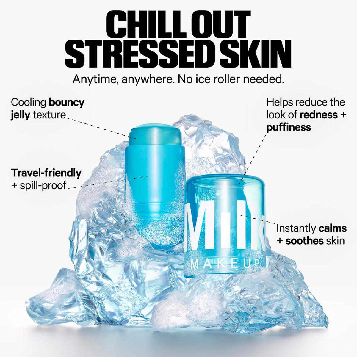 Milk Makeup Cooling Water Jelly Ice Soothing Serum Stick