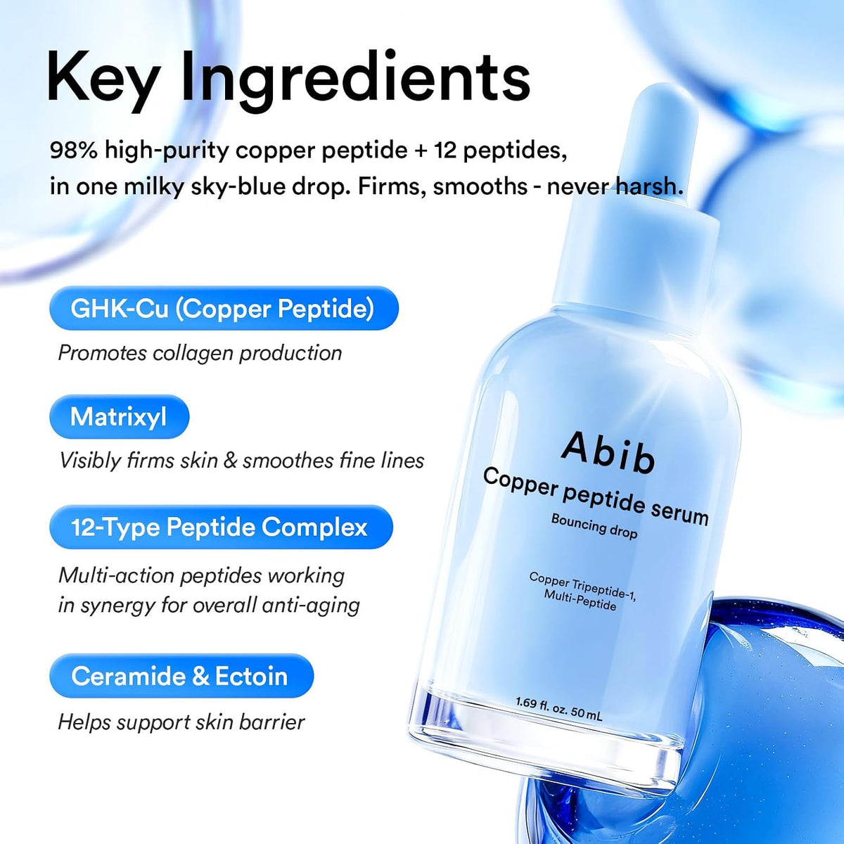 Abib Copper Peptide Serum Bouncing Drop