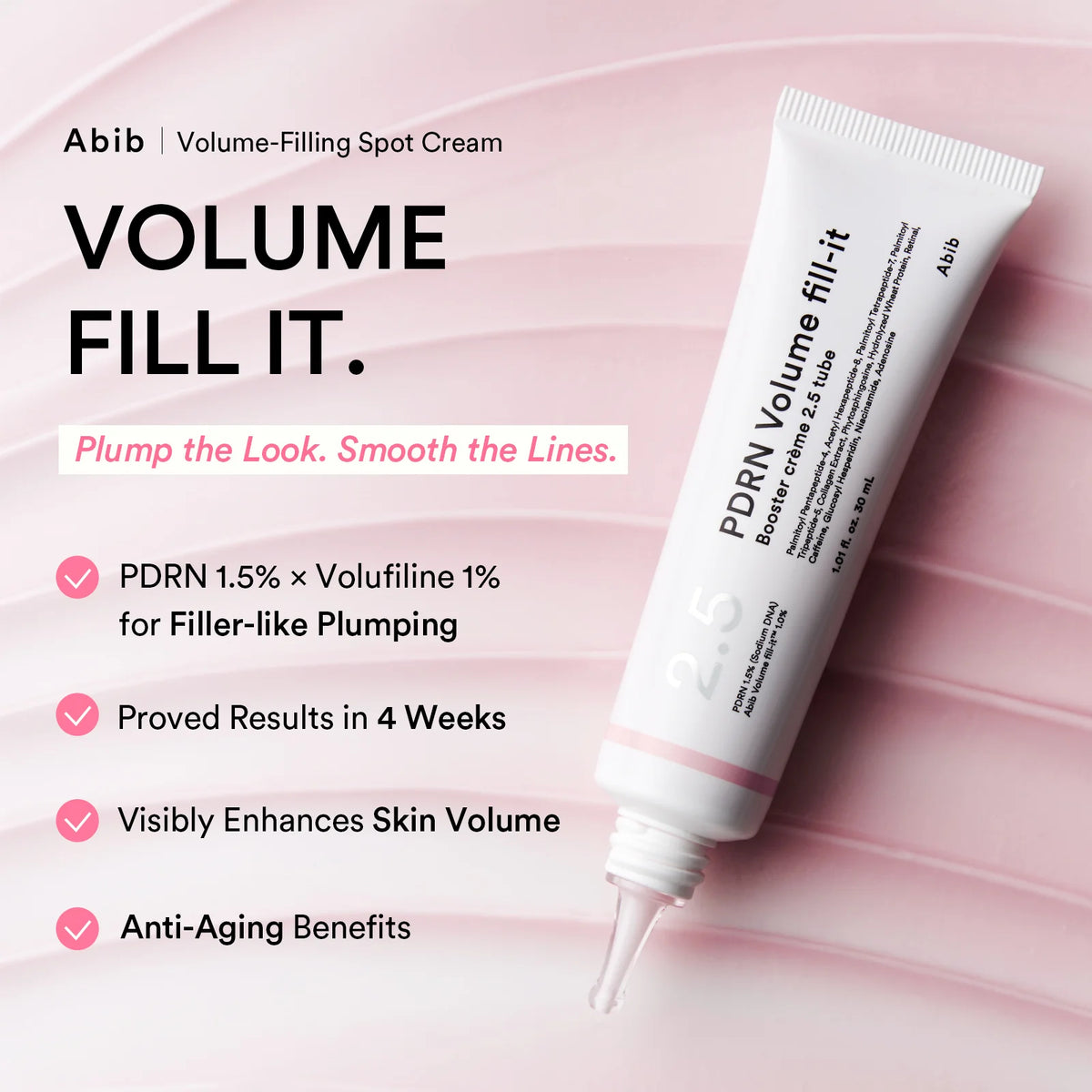Abib PDRN Volume Fill-It Booster Crème 2.5