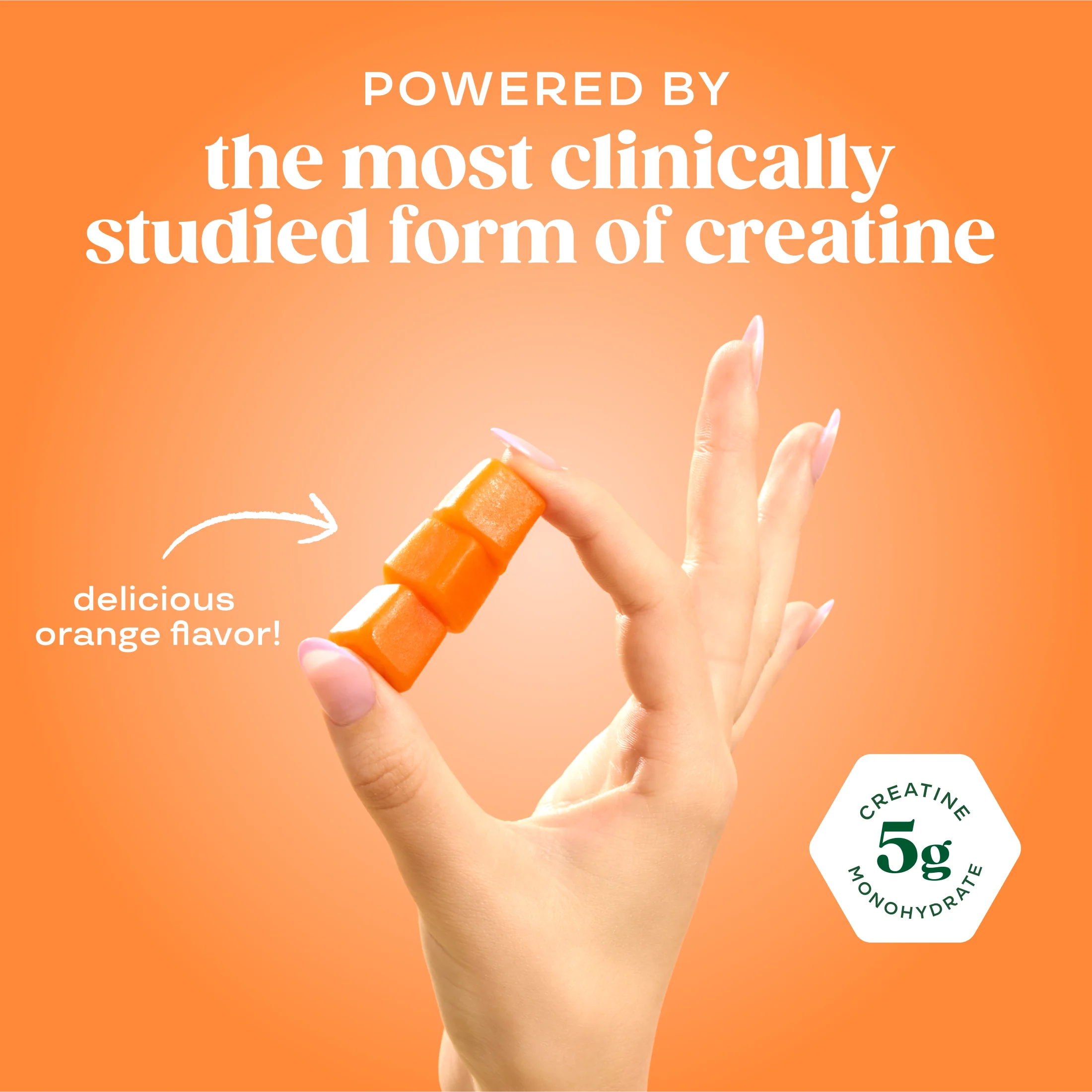Bloom – Creatine Gummies Orange Squeeze