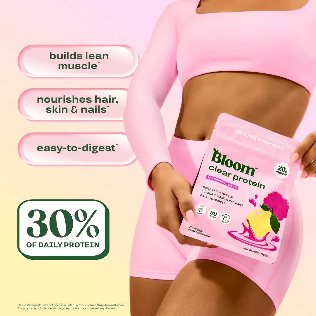 Bloom – Clear Protein Raspberry Lemon