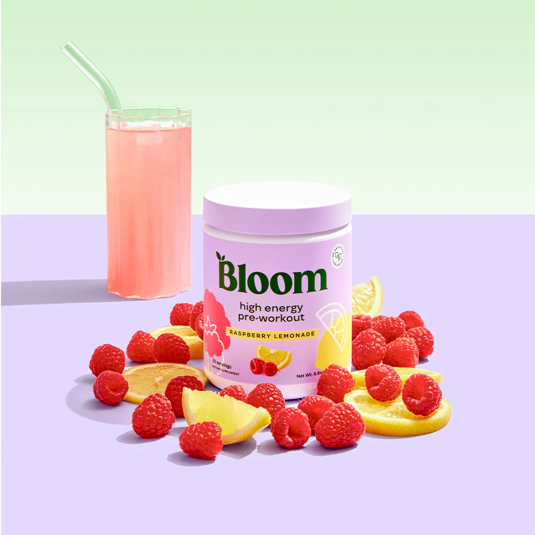 Bloom – High Energy Pre Workout Raspberry Lemonade