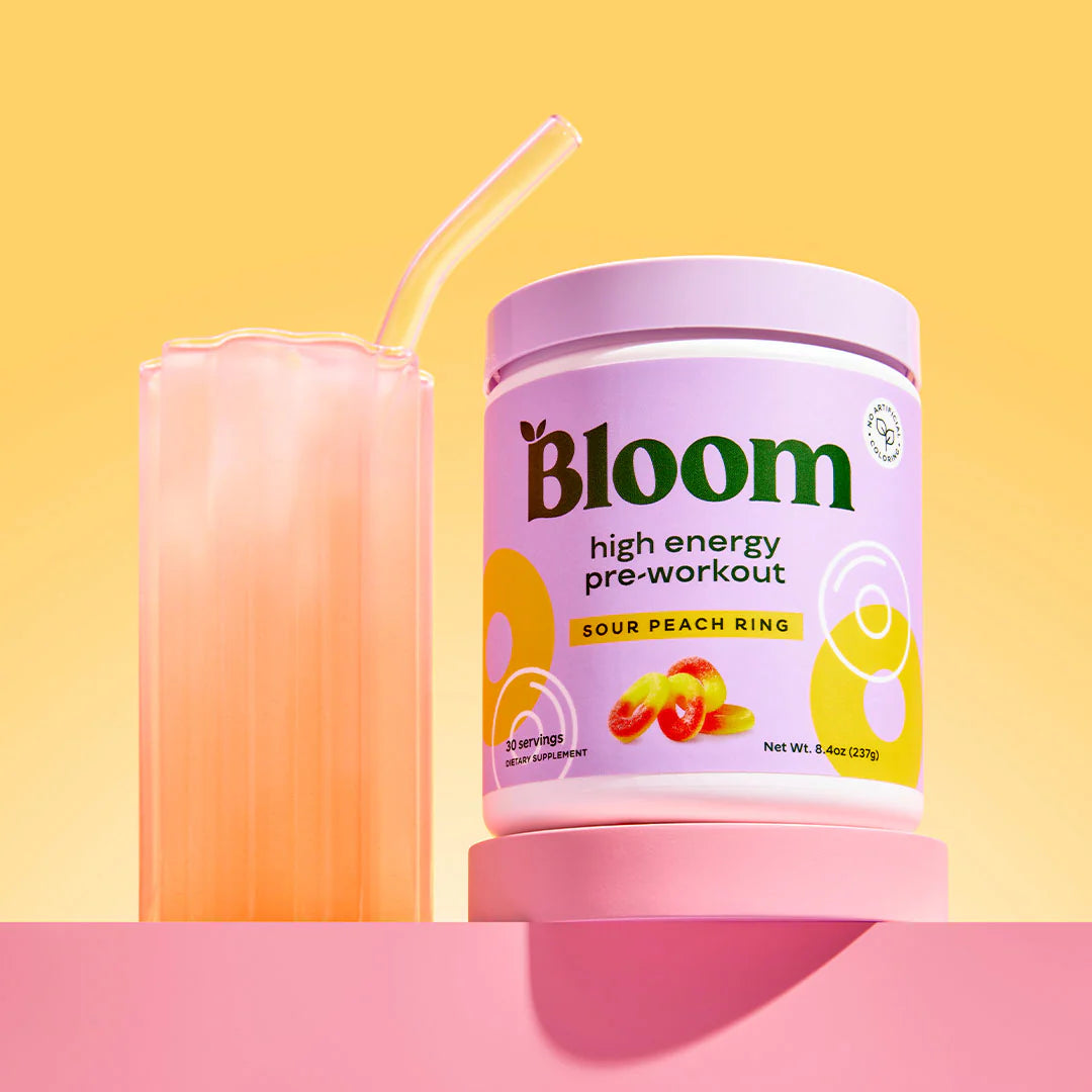 Bloom – High Energy Pre Workout Sour Peach Ring