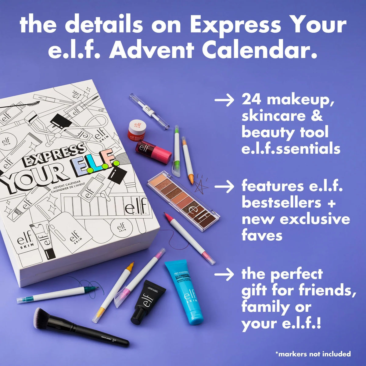 Express Your e.l.f 24-Day Advent Calendar