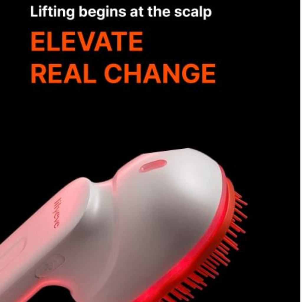 LILYEVE Grow:Turn Brush Steam Booster – Dispositivo Capilar 4 em 1