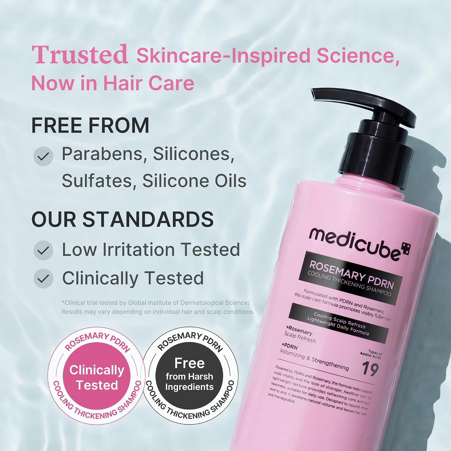Medicube Rosemary PDRN Cooling Thickening Shampoo