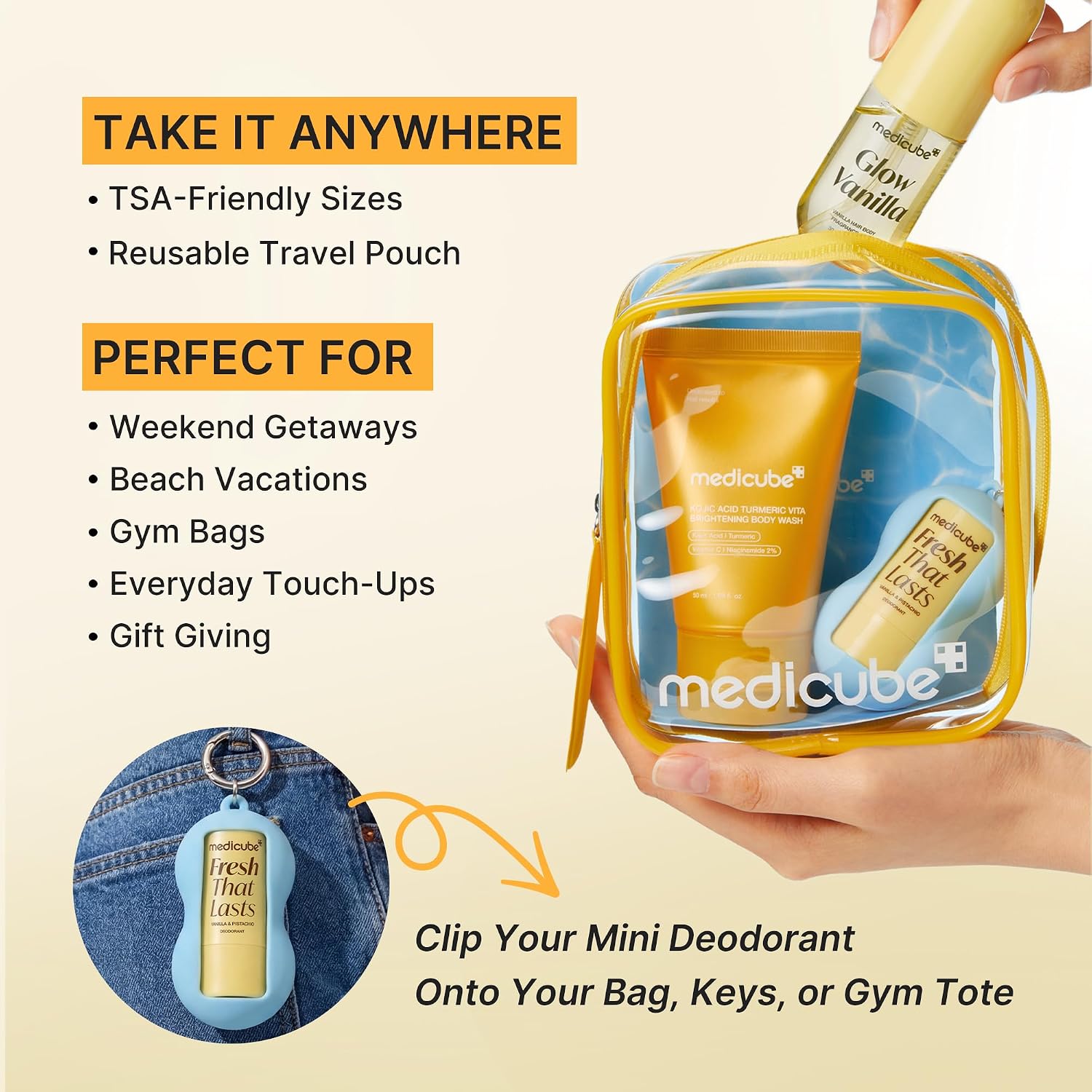 Medicube Fresh Glow Body Kit – Travel Ready