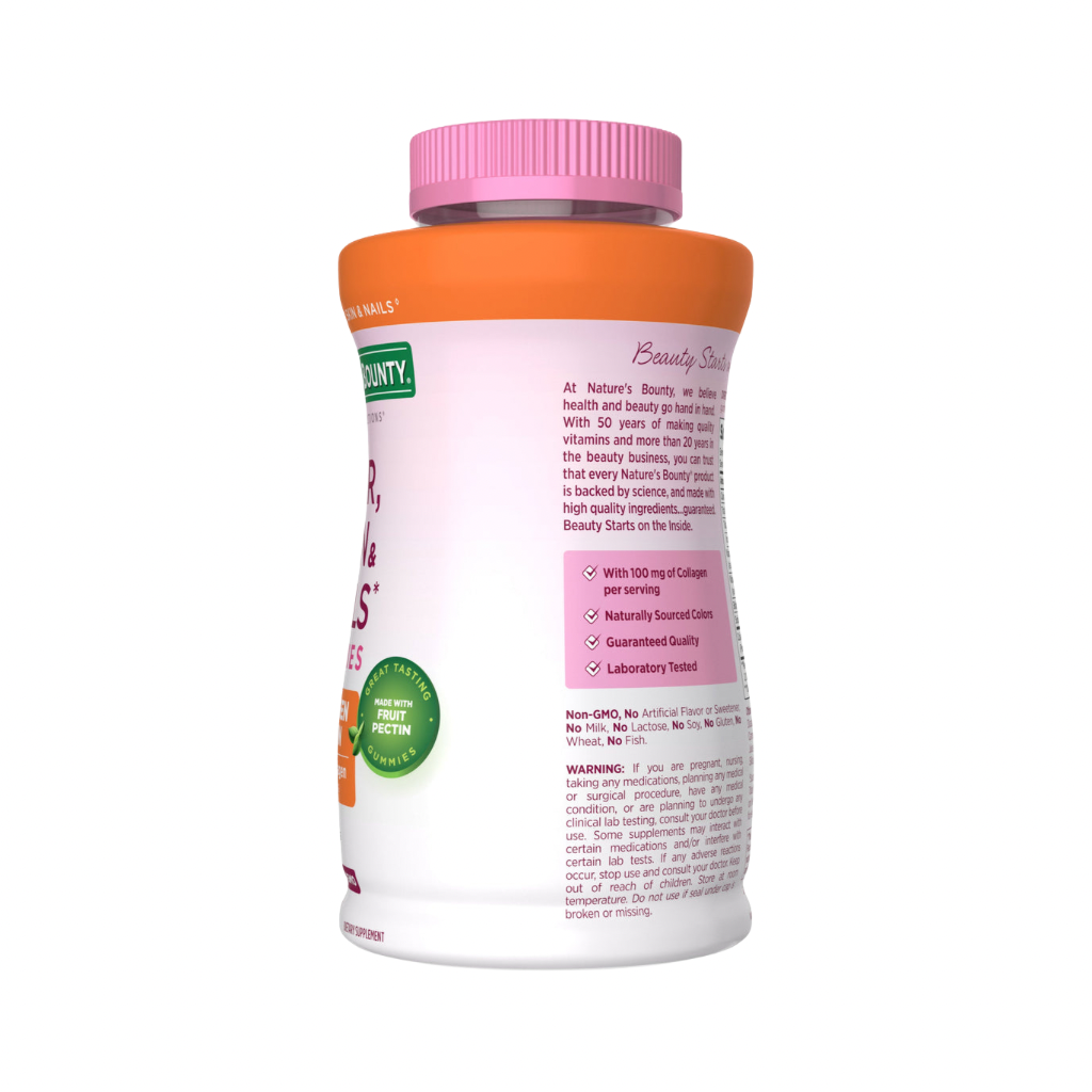 Nature's Bounty - Hair, Skin & Nails + Collagen Pectin (200 gummies)