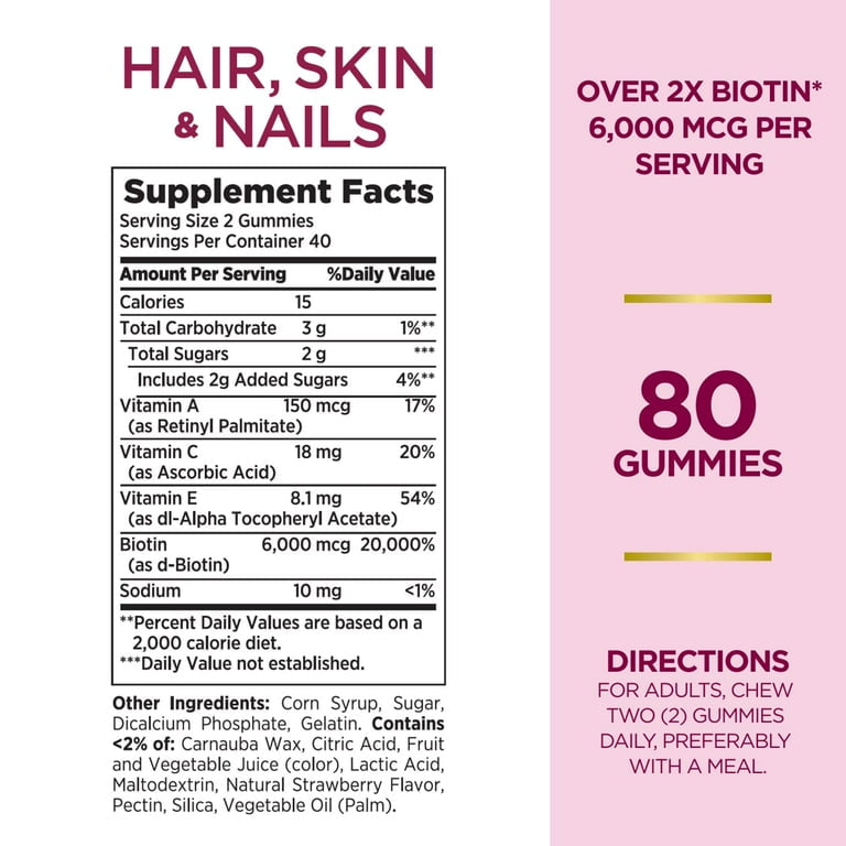 Nature's Bounty - Hair, Skin & Nails Advanced (90 gummies)