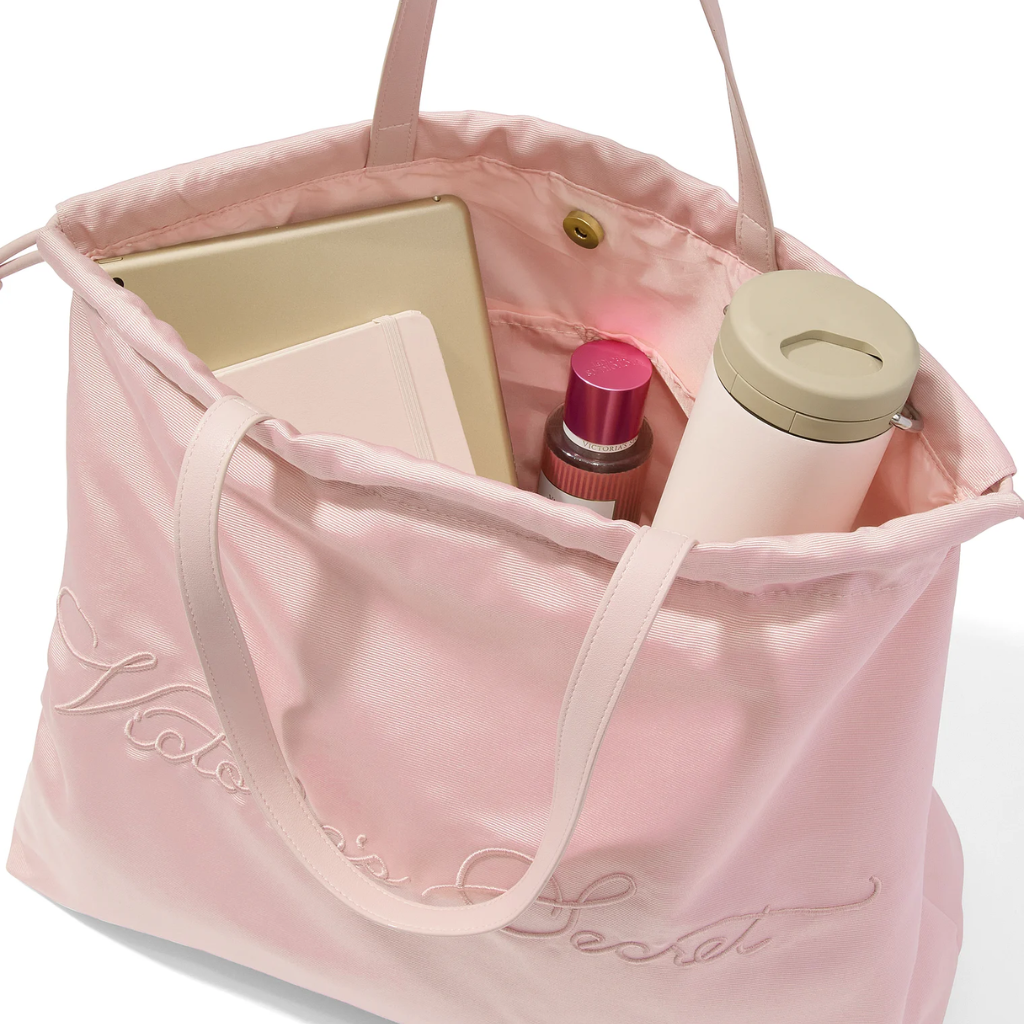 Victoria's Secret Cinched Satin Tote Bag